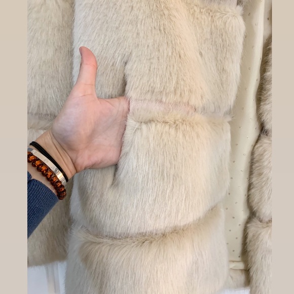 NWT Kate Spade Faux Fur 32 Tunic Coat - Picture 5 of 8